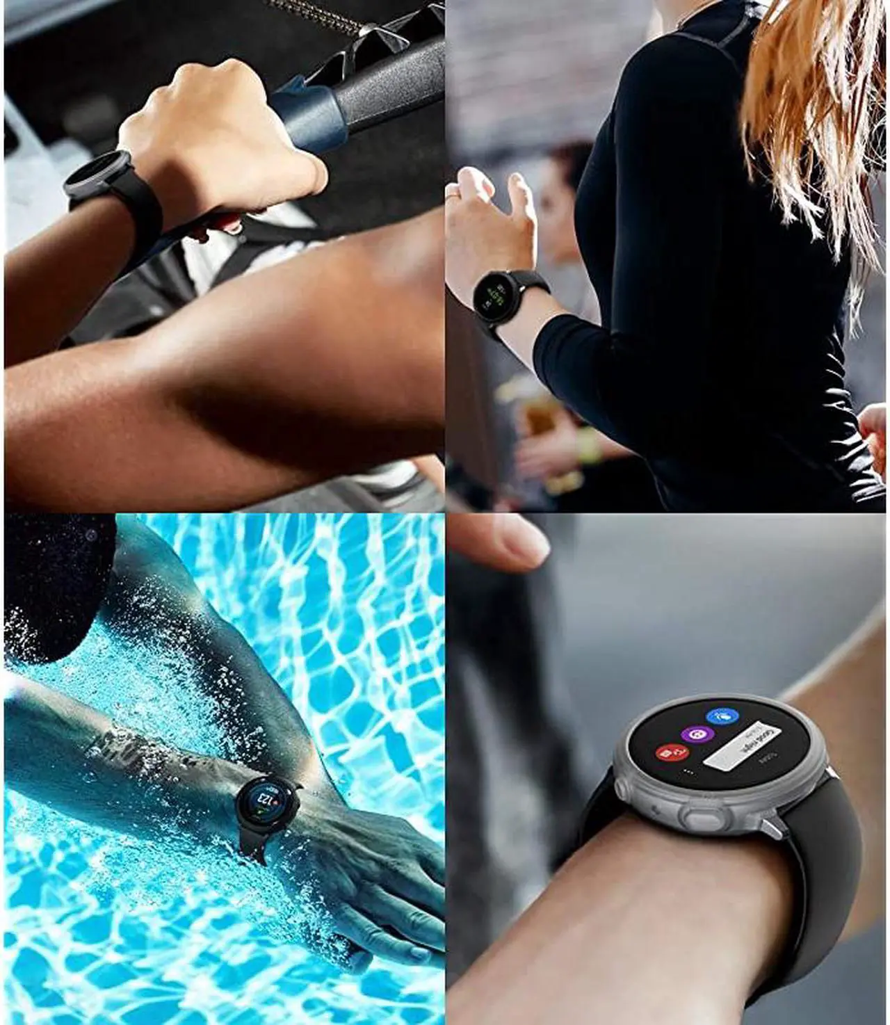 Alt view image 7 of 7 - Air Sport Case Designed for Galaxy Watch Active 2 44mm - Black