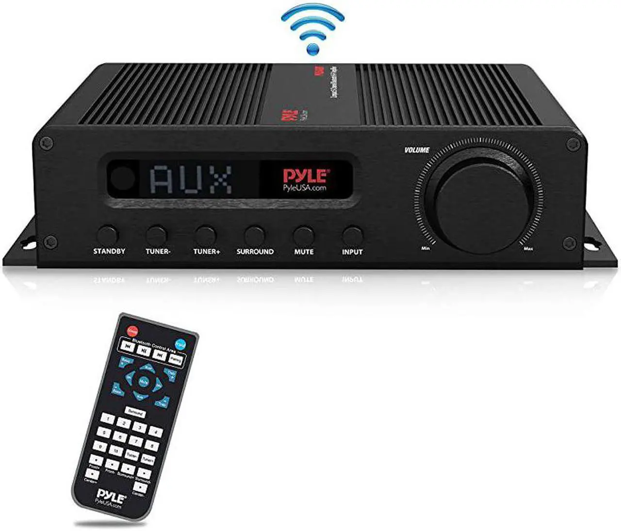 Main image of Wireless Bluetooth Home Audio Amplifier 100W 5 Channel Home Theater Power Stereo Receiver Surround Sound w HDMI AUX FM Antenna Subwoofer Speaker Input 12V Adapter  PFA540BT