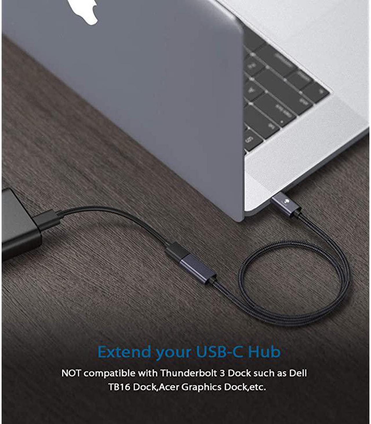 Alt view image 6 of 7 - USB C Extension Cable,  10Gbps USB Type C 3.1 Male to Female Fast Charging & Audio Data Transfer for 2020 iPad Pro, Nintendo Switch, Thunderbolt 3 MacBook Pro, Google Pixel 2 2 XL 3(1.64 FT)
