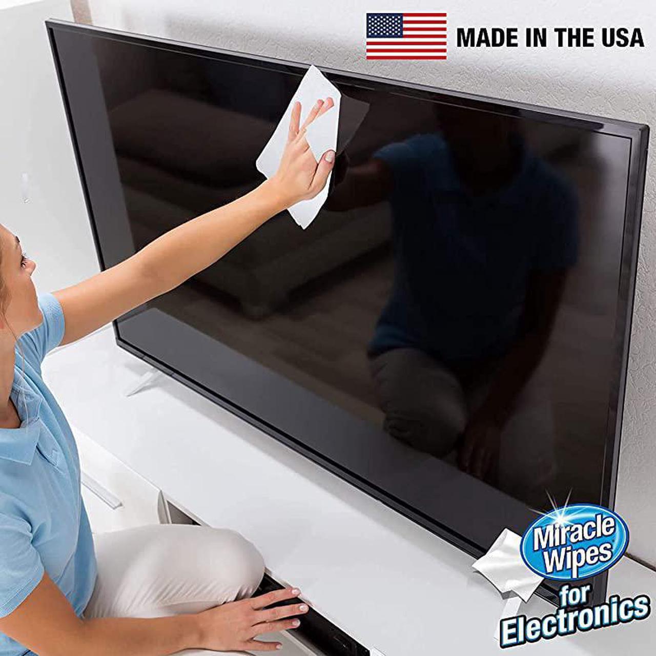 Alt view image 2 of 4 - for Electronics Cleaning Screen Wipes Designed for TV Phones Monitors and More 30 Count