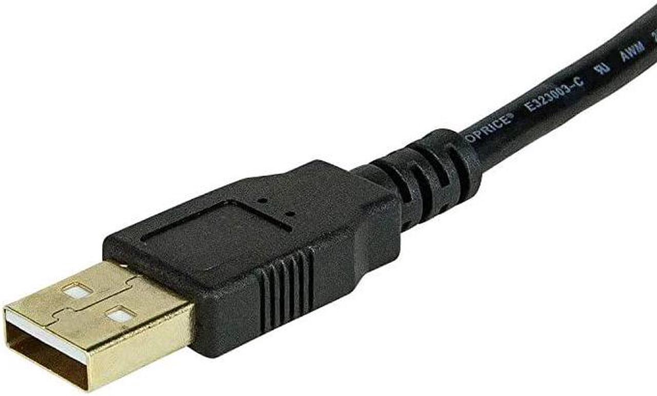 Alt view image 3 of 3 - Premium 10 Feet Long USB 20 Extender Cable A Male to A Female 2824AWG Extension Gold Plated Cable Black