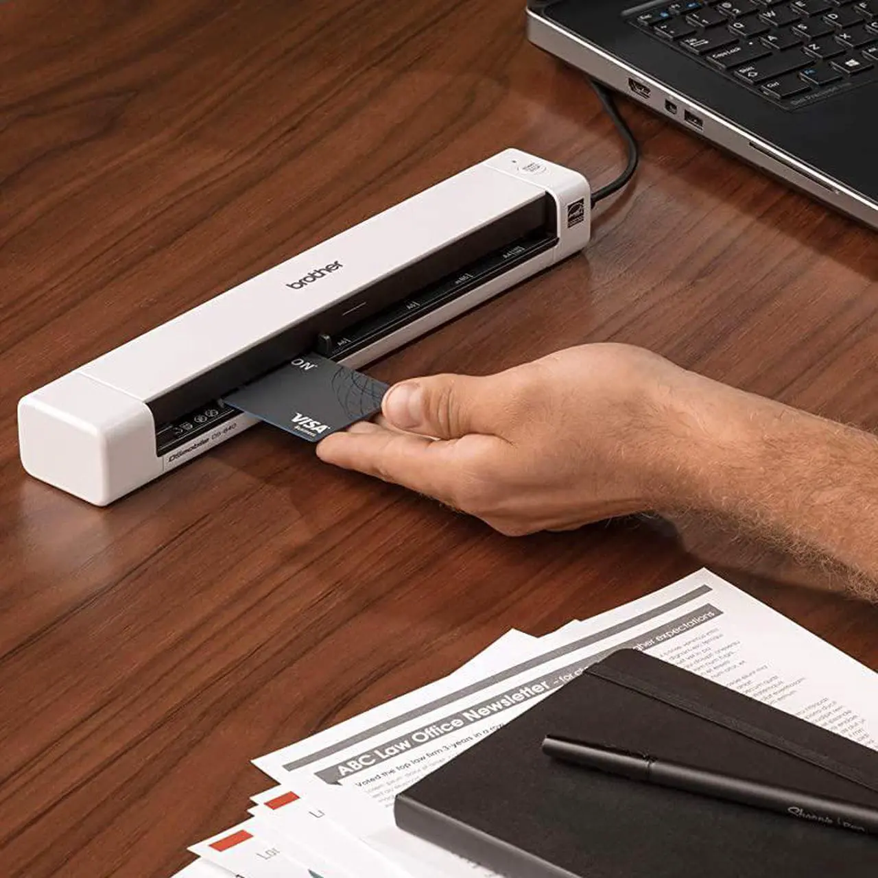 Alt view image 6 of 7 - DS640 Compact Mobile Document Scanner Model DS640