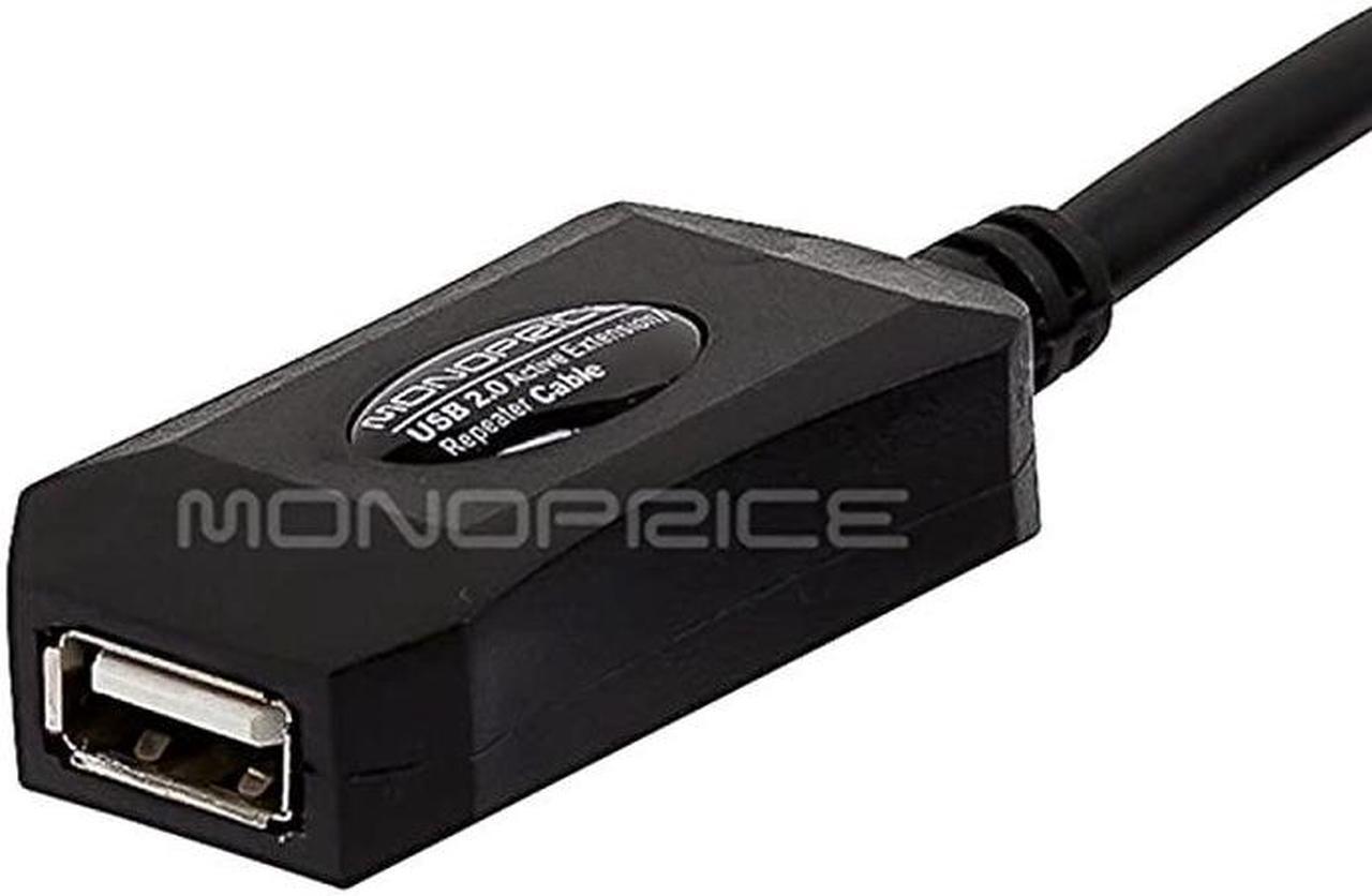 Alt view image 2 of 2 - 16ft 5M USB 20 A Male to A Female Active Extension Repeater Cable use with PlayStation Xbox Kinenct Oculus VR USB Flash Drive Card Reader Hard Drive Keyboard Printer Camera and More