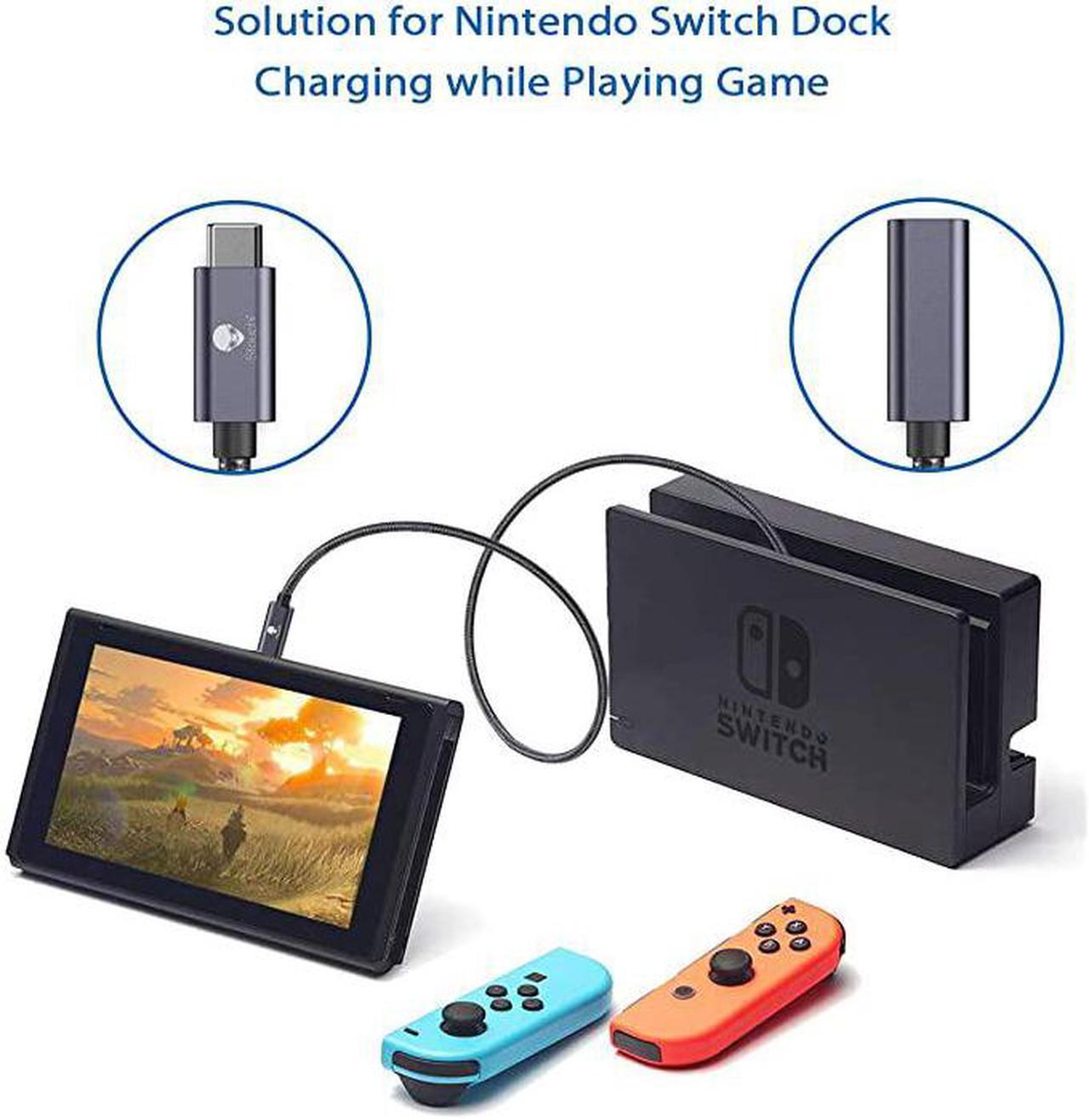 Alt view image 4 of 7 - USB C Extension Cable,  10Gbps USB Type C 3.1 Male to Female Fast Charging & Audio Data Transfer for 2020 iPad Pro, Nintendo Switch, Thunderbolt 3 MacBook Pro, Google Pixel 2 2 XL 3(1.64 FT)