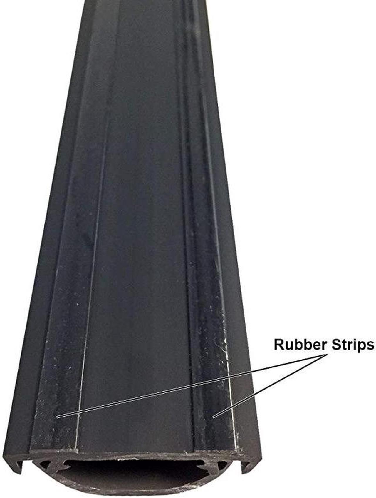 Alt view image 4 of 4 - Chordsaver Small Floor Cord Cover Wire Cable Protector Black 36 3 Feet 5 Pack