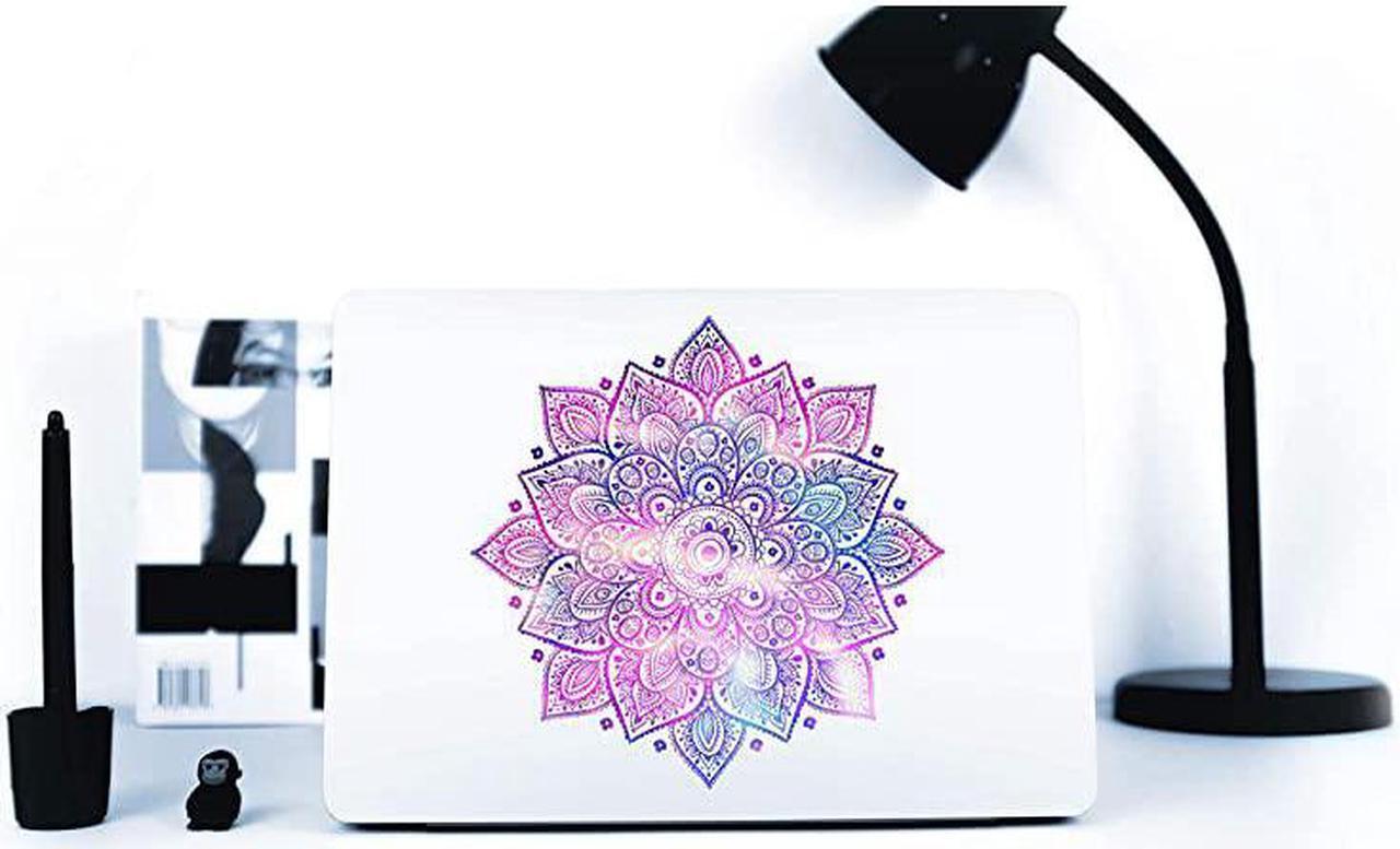 Alt view image 5 of 7 - Laptop Stickers MacBook Decal Removable Vinyl Mandala Purple Blue Decal Skin for Apple MacBook Air Pro 13 15 inch Mac Retina Best Decorative Sticker by