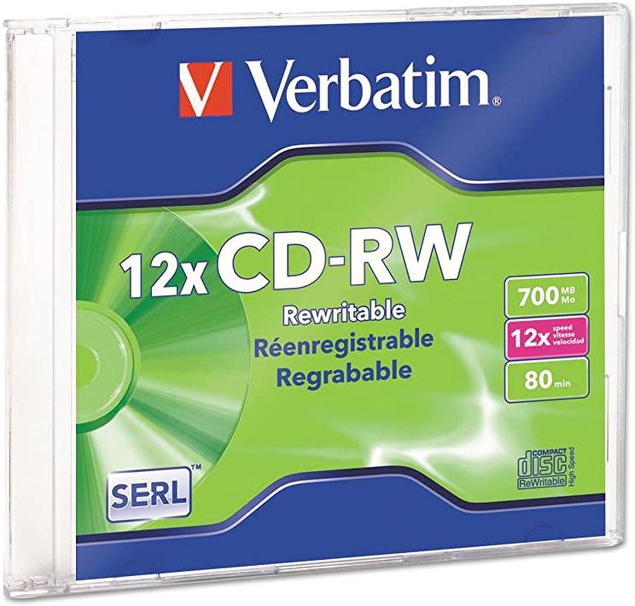 Alt view image 3 of 3 - VTM95156  95156 700MB 80Minute 4x12x HighSpeed CDRWs 10 pk