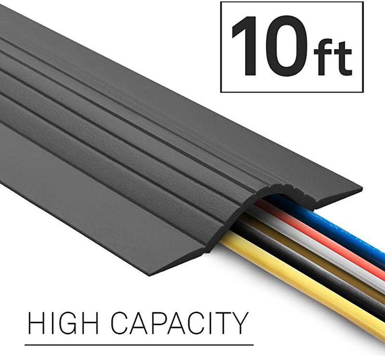 Main image of 10FT Cable Blanket Low Profile Cord Cover and Protector Gray