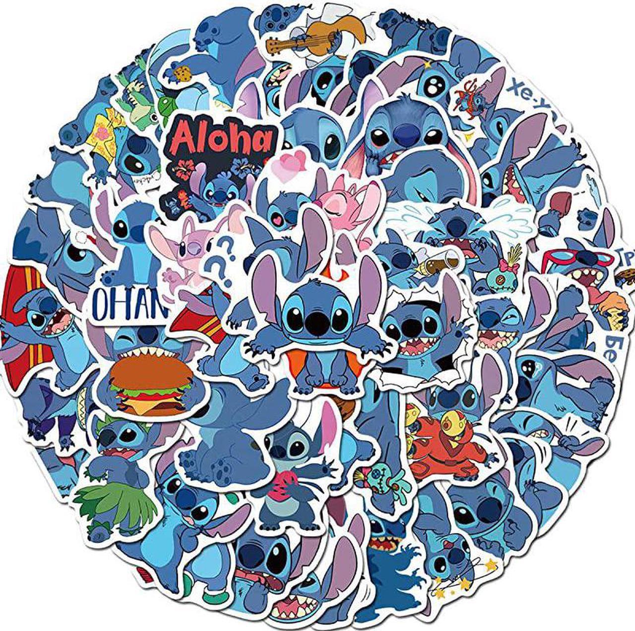 Main image of Cartoon Lilo amp Stitch Laptop Vinyl Stickers car sticker For Snowboard Motorcycle Bicycle Phone Computer DIY Keyboard Car Window Bumper Wall Luggage Decal Graffiti Patches Cartoon Lilo amp Stitch