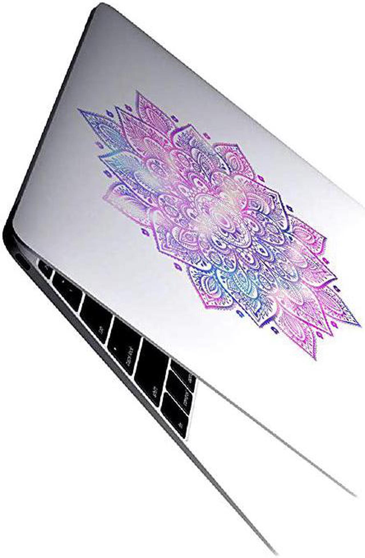 Alt view image 6 of 7 - Laptop Stickers MacBook Decal Removable Vinyl Mandala Purple Blue Decal Skin for Apple MacBook Air Pro 13 15 inch Mac Retina Best Decorative Sticker by