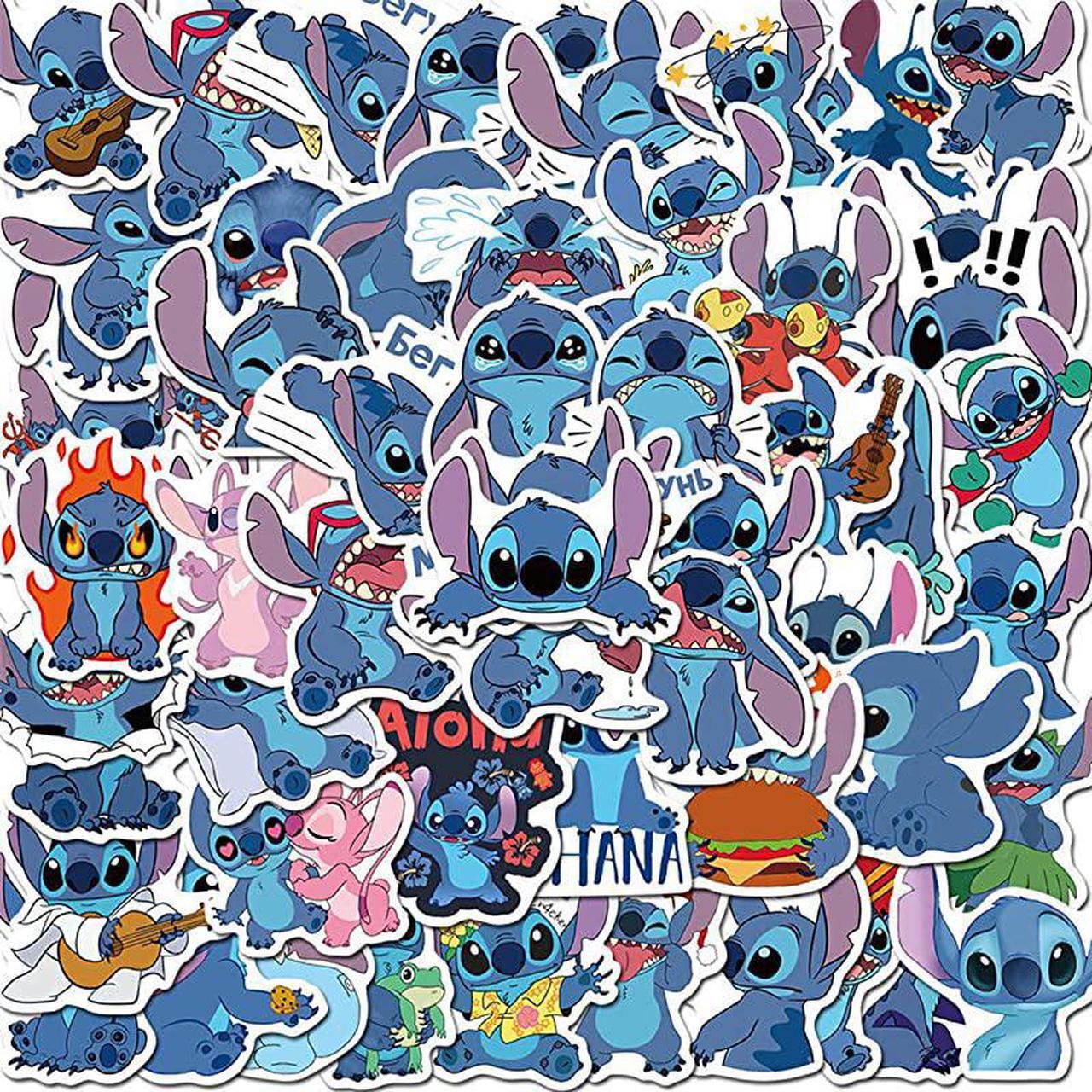 Alt view image 7 of 7 - Cartoon Lilo amp Stitch Laptop Vinyl Stickers car sticker For Snowboard Motorcycle Bicycle Phone Computer DIY Keyboard Car Window Bumper Wall Luggage Decal Graffiti Patches Cartoon Lilo amp Stitch