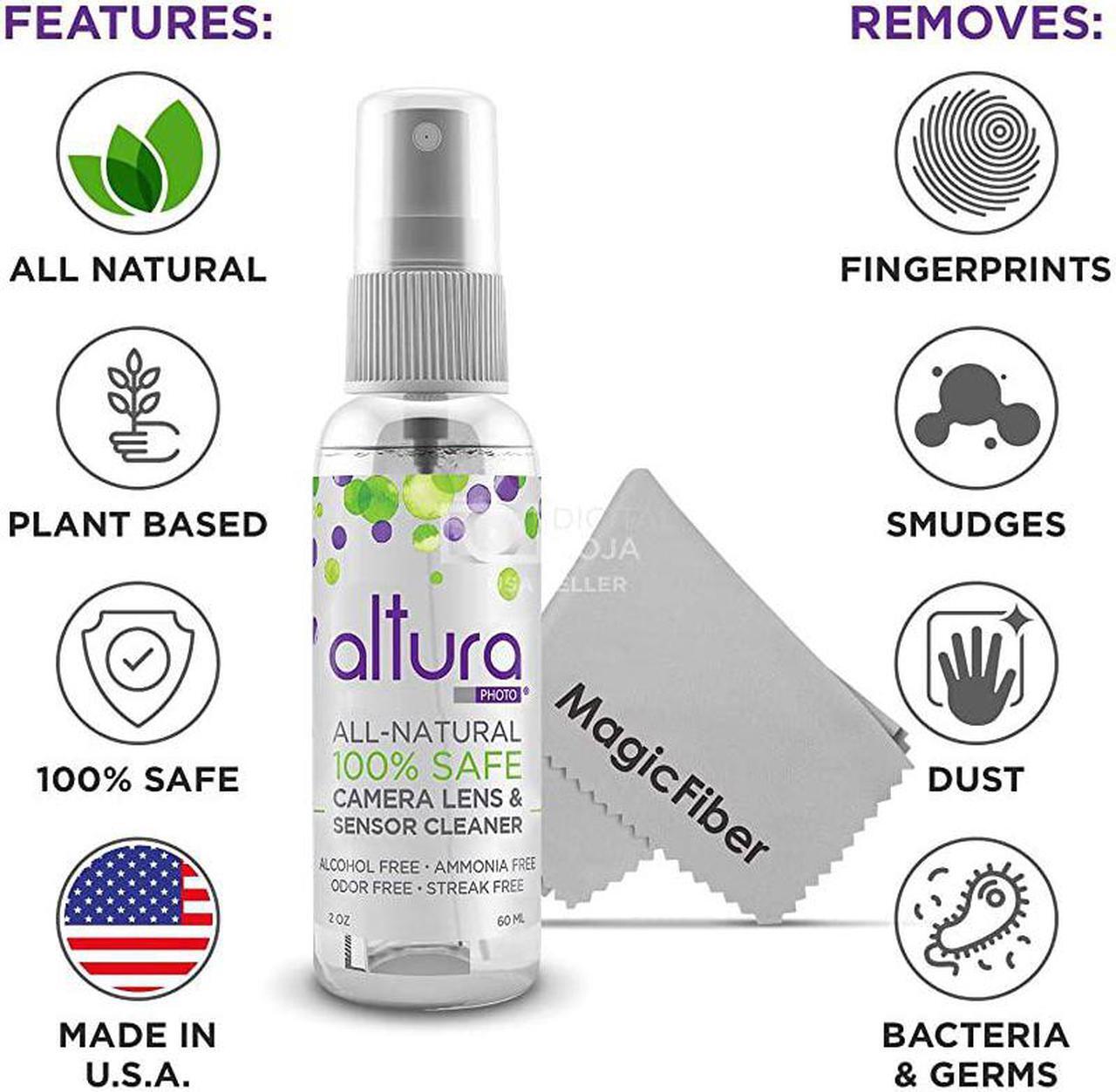 Alt view image 3 of 7 - Professional Full Frame Sensor Cleaning Kit - Camera Cleaning Kit for FF DSLR & Mirrorless Cameras - w/Sensor Cleaning Swabs & Case, Works as Camera Lens Cleaning Kit, Sensor Cleaner