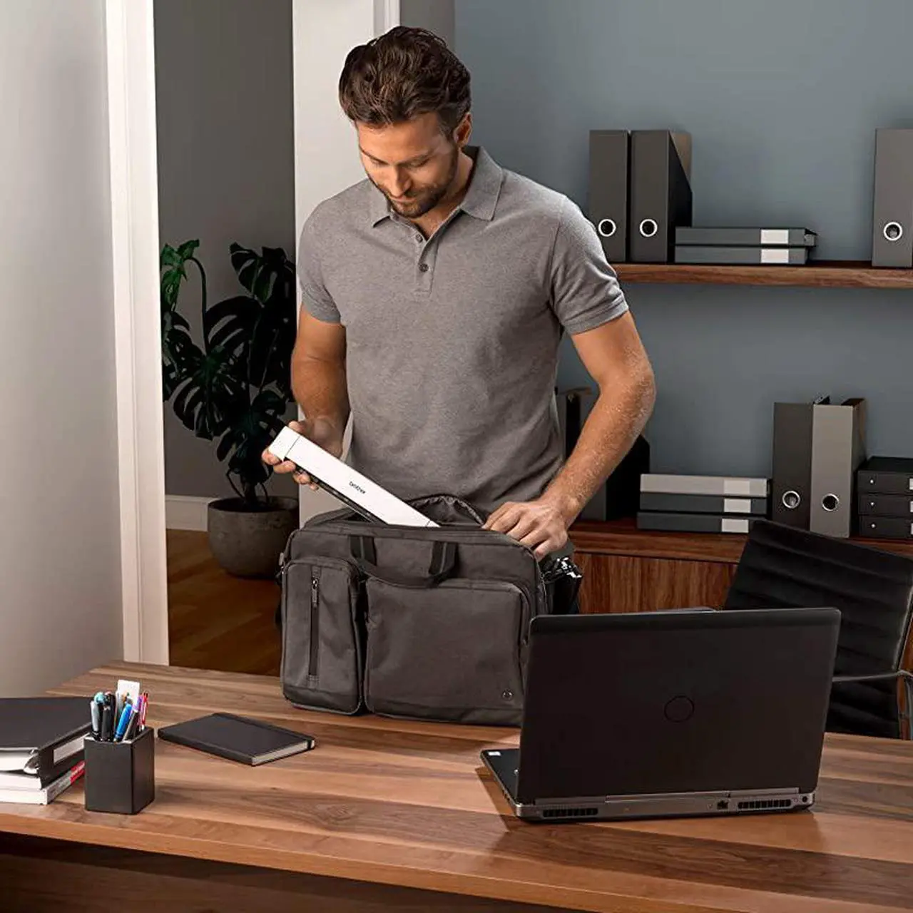 Alt view image 4 of 7 - DS640 Compact Mobile Document Scanner Model DS640