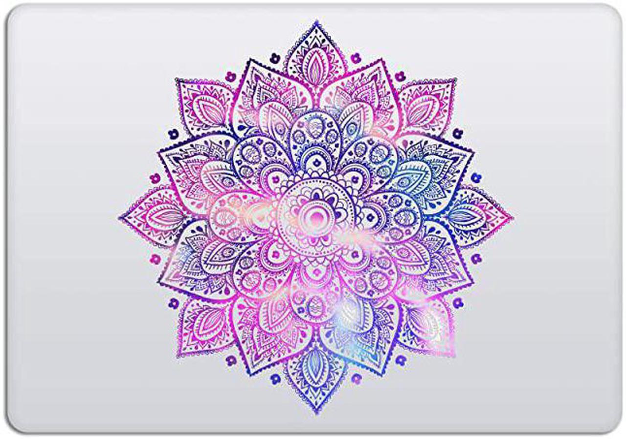 Main image of Laptop Stickers MacBook Decal Removable Vinyl Mandala Purple Blue Decal Skin for Apple MacBook Air Pro 13 15 inch Mac Retina Best Decorative Sticker by