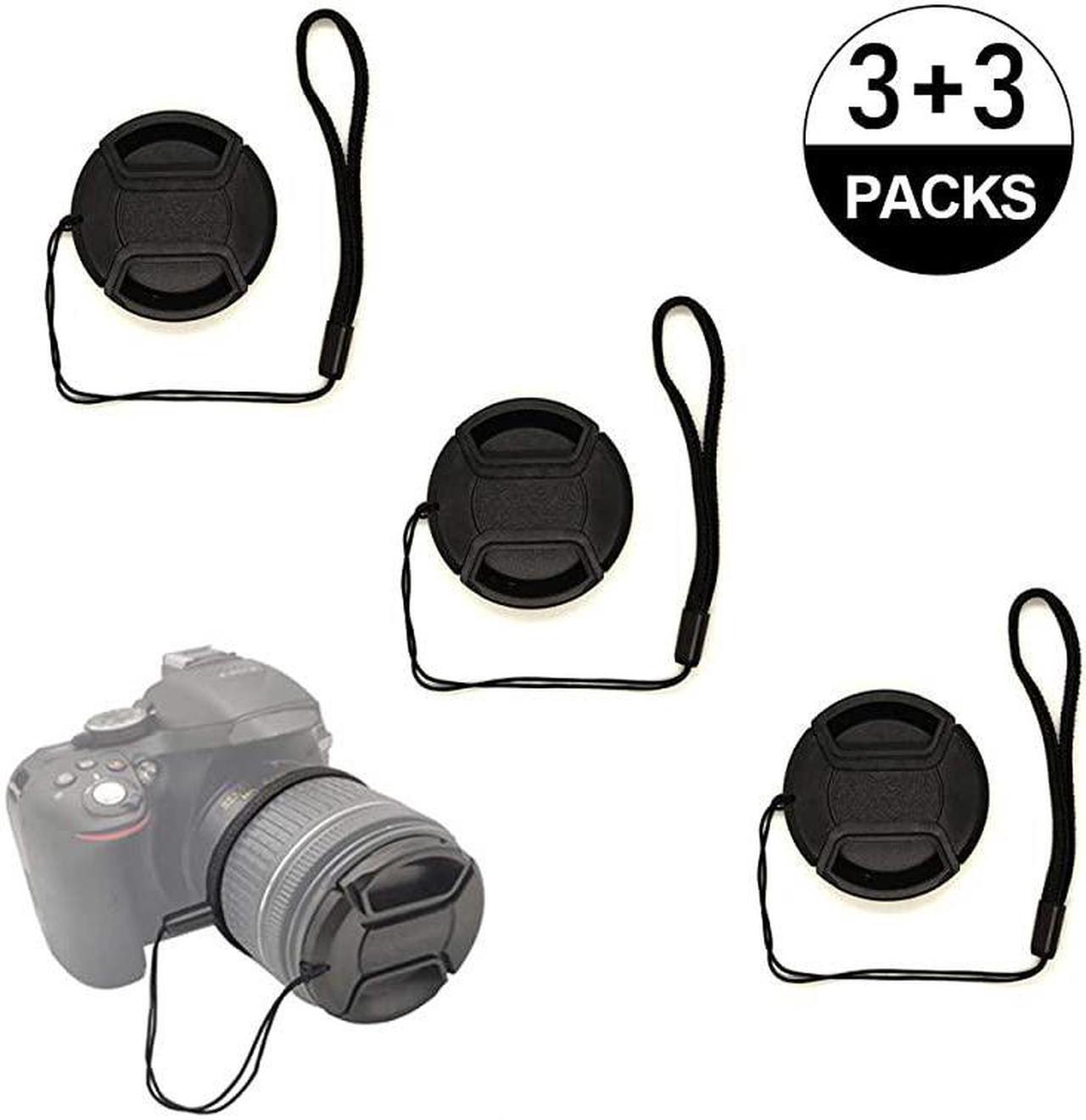 Main image of 50mm f18 Lens Cap Keeper for Sony 50mm f18 55mm f18 ZA E55210mm Lens 3 +3 Pack