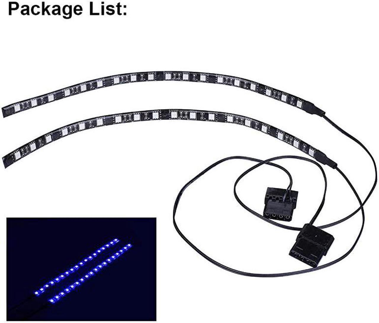 Alt view image 5 of 5 - PC LED Flexible Light Strip Computer Lighting UV Purple with Magnetic for PC Case Computer Lighting Kit (30cm, 18leds,S Series, The 2nd Gen )