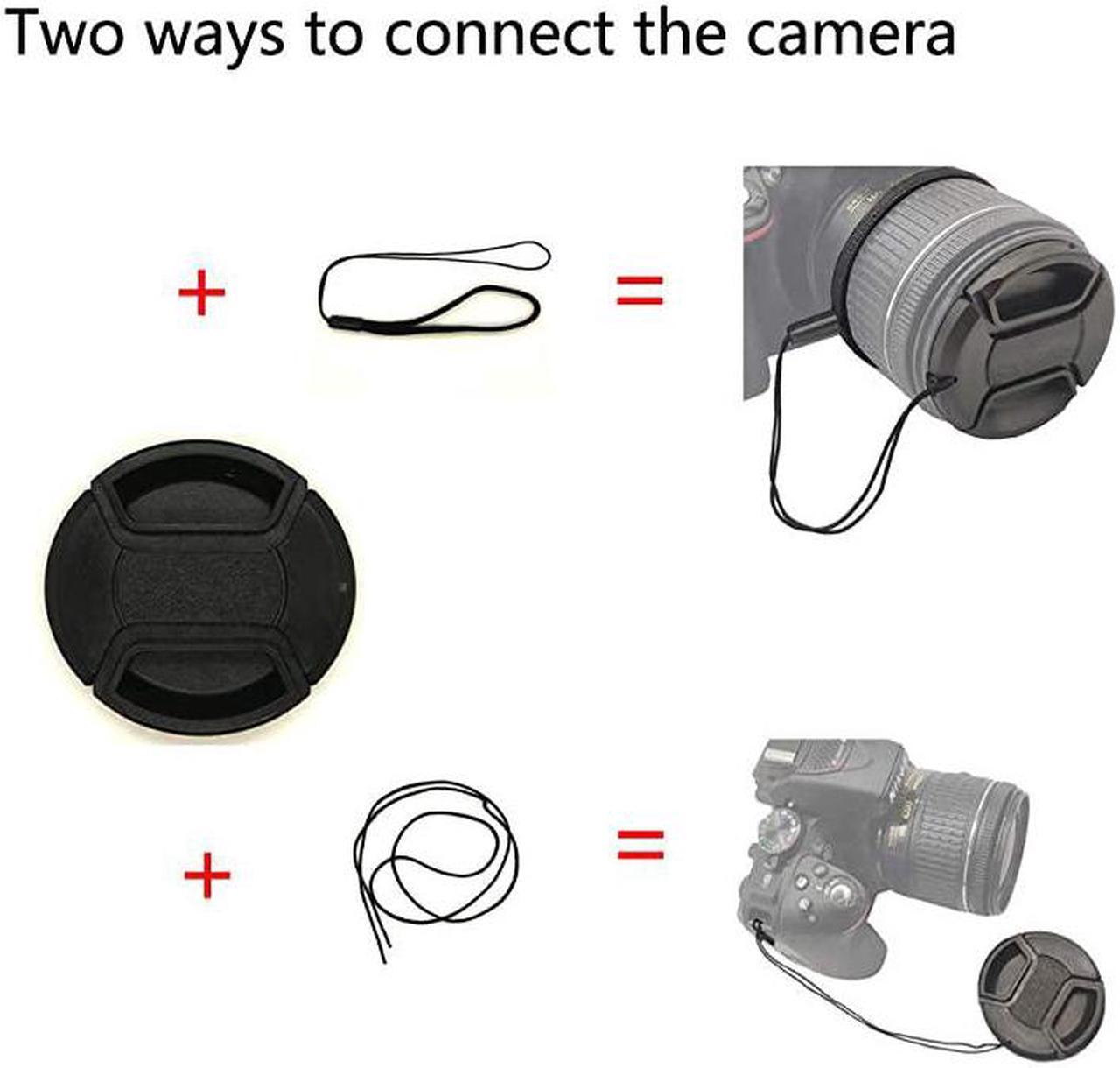 Alt view image 3 of 6 - 50mm f18 Lens Cap Keeper for Sony 50mm f18 55mm f18 ZA E55210mm Lens 3 +3 Pack