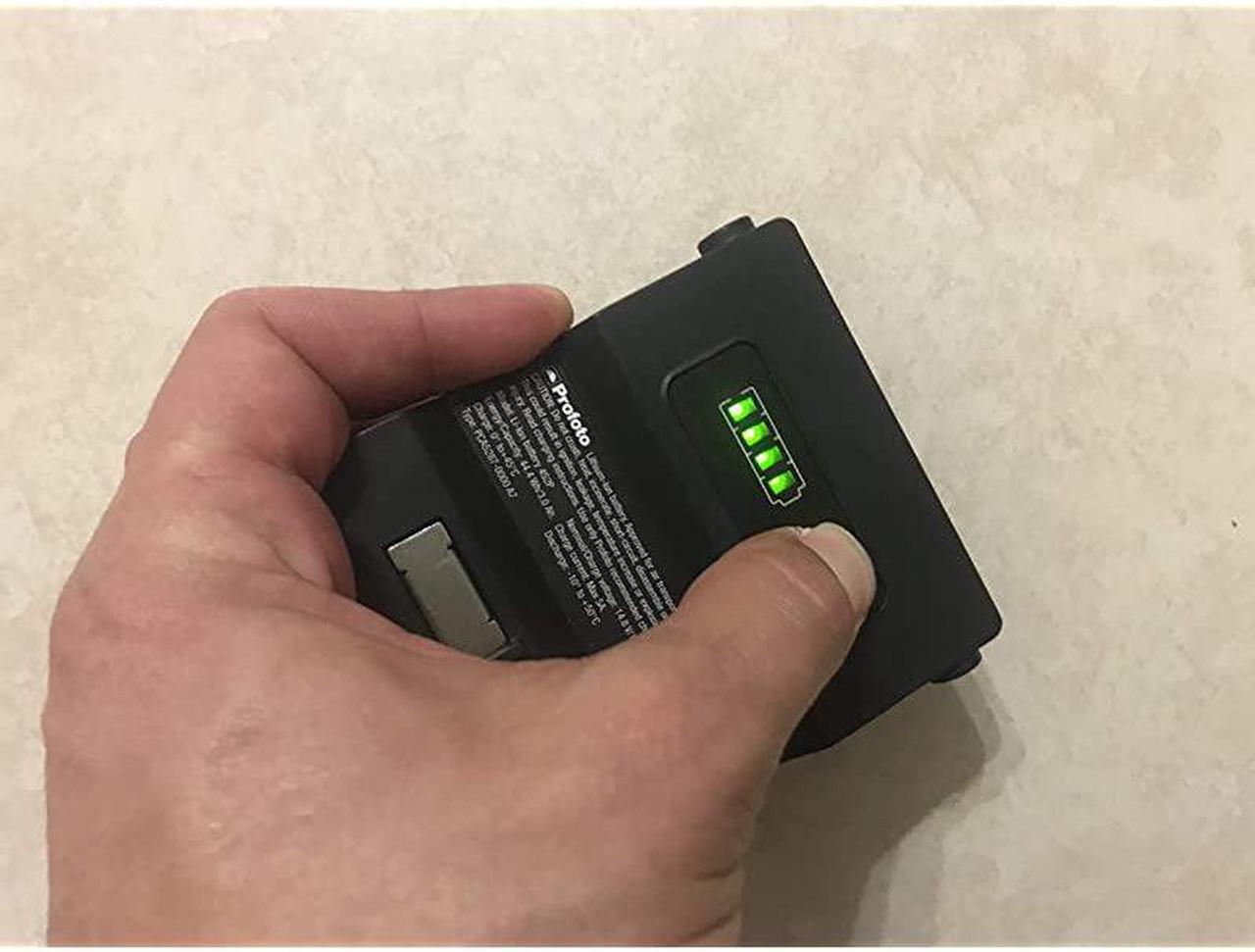Alt view image 3 of 3 - 100399 LithiumIon Battery for B1 and B1X AirTTL Flash Heads Black