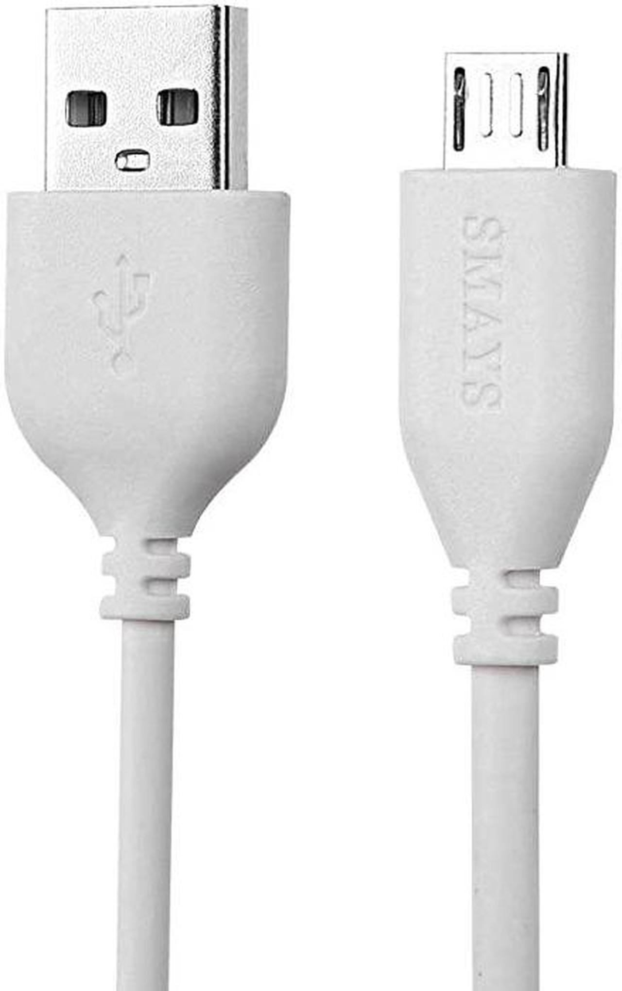 Alt view image 3 of 6 - 25ft Security Camera Micro USB Extension Cable Compatible for Wyze Cam Pan Blink Mini YI Home Camera White