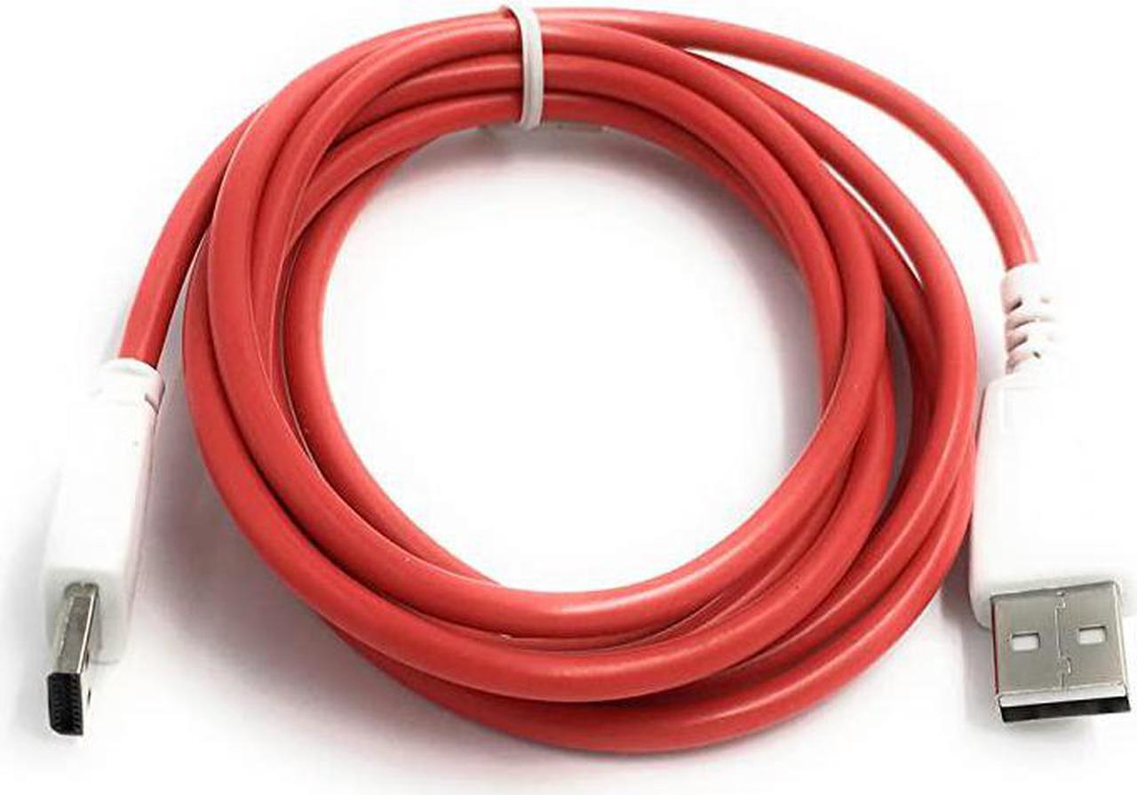 Alt view image 2 of 4 - USB Data Charger Cable Cord for Fuhu Tablets Nabi DreamTab nabi 2S nabi Jr Jr S XD Elev8 6 FT2m Red
