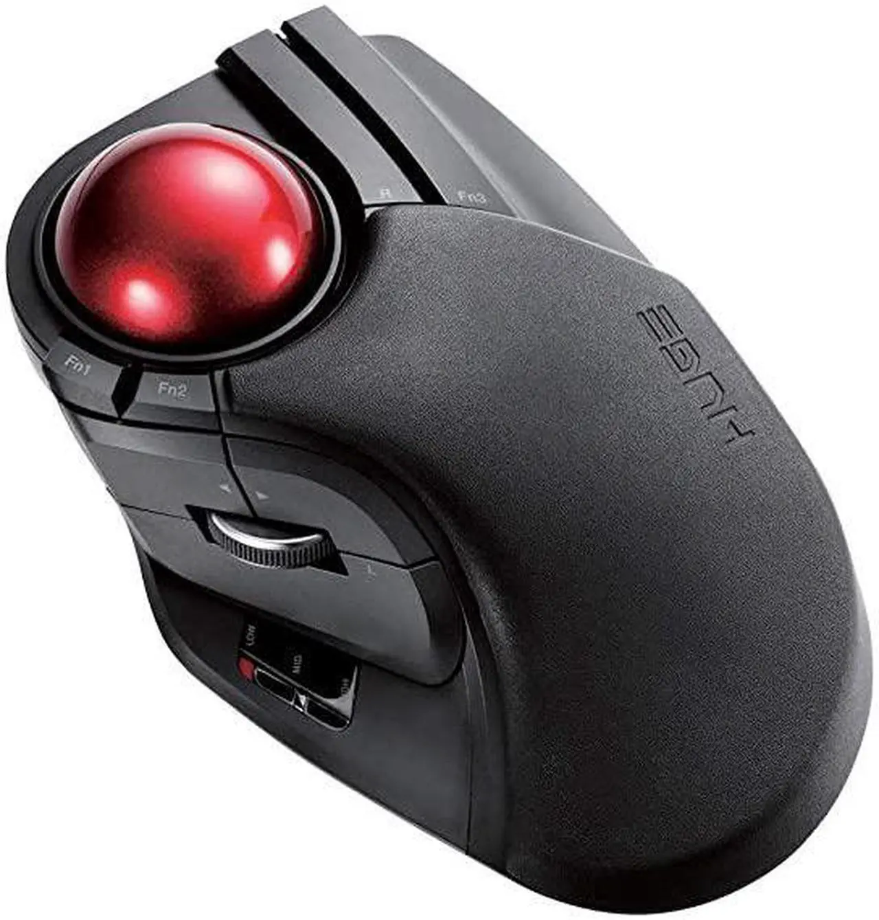 Main image of 24GHz Wireless Fingeroperated Large size Trackball Mouse 8Button Function with Smooth Tracking Precision Optical Gaming Sensor MHT1DRBK