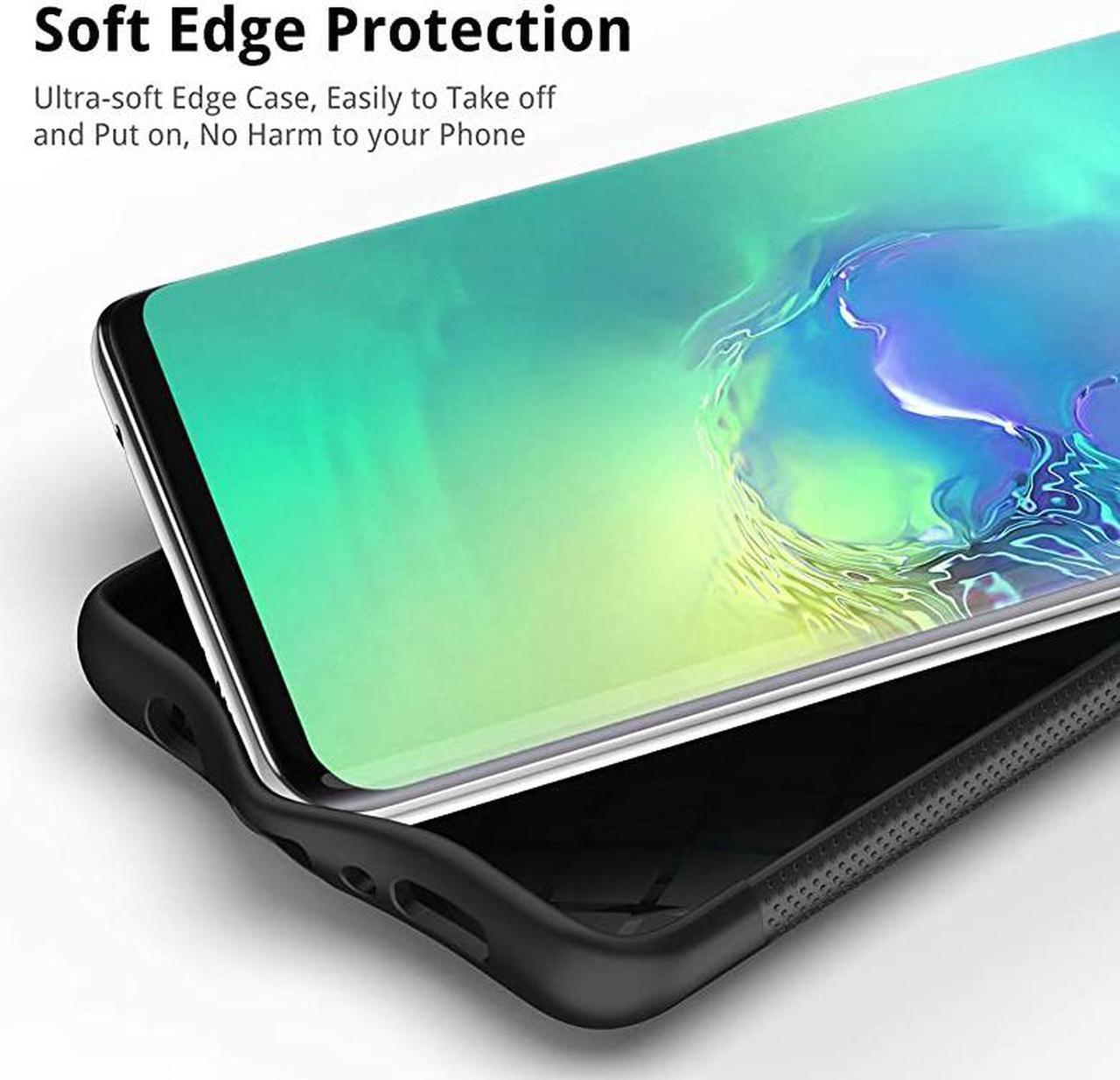 Alt view image 7 of 7 - Case for Samsung Galaxy S10 – Soft Frosted TPU Ultra-Slim Stylish Protective Cover for 6.1-inch Samsung Galaxy S10 [Drop Protection, Non-Slip] – Black