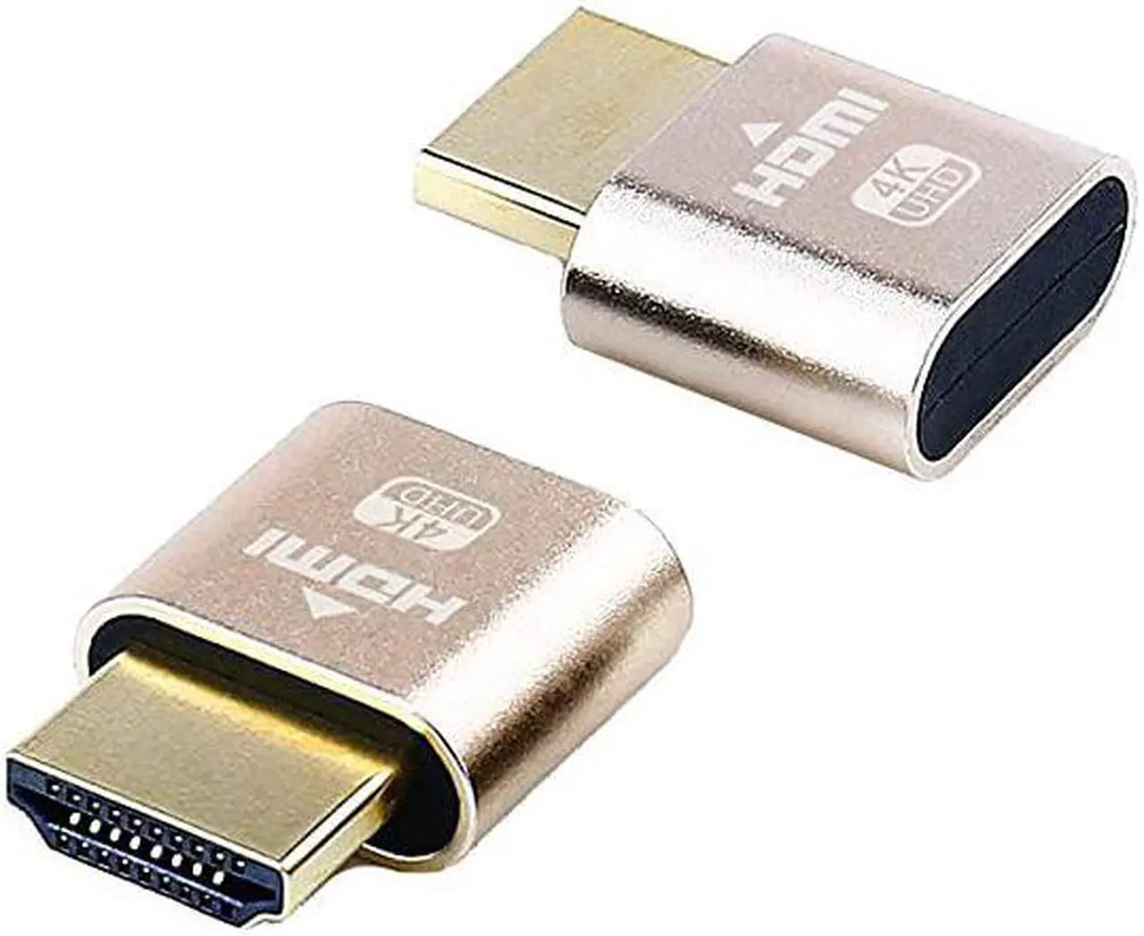 Alt view image 5 of 5 - HDMI Dummy Plug 4K Display Emulator Compatible with Windows Mac OSX Linux Support 4kx2k 2160P 1080p for Computer Desktop fitHeadless 2 Pack