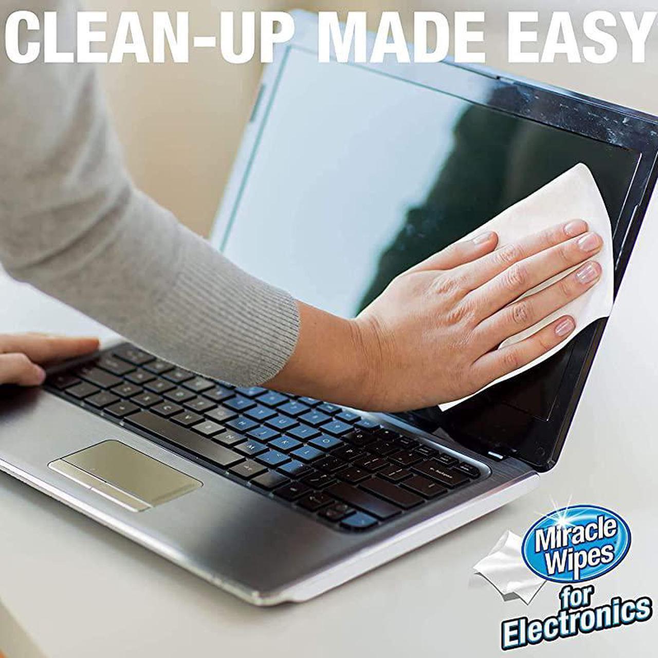 Alt view image 3 of 4 - for Electronics Cleaning Screen Wipes Designed for TV Phones Monitors and More 30 Count