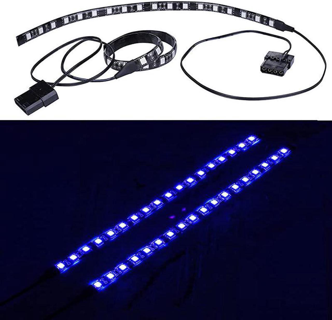 Alt view image 3 of 5 - PC LED Flexible Light Strip Computer Lighting UV Purple with Magnetic for PC Case Computer Lighting Kit (30cm, 18leds,S Series, The 2nd Gen )