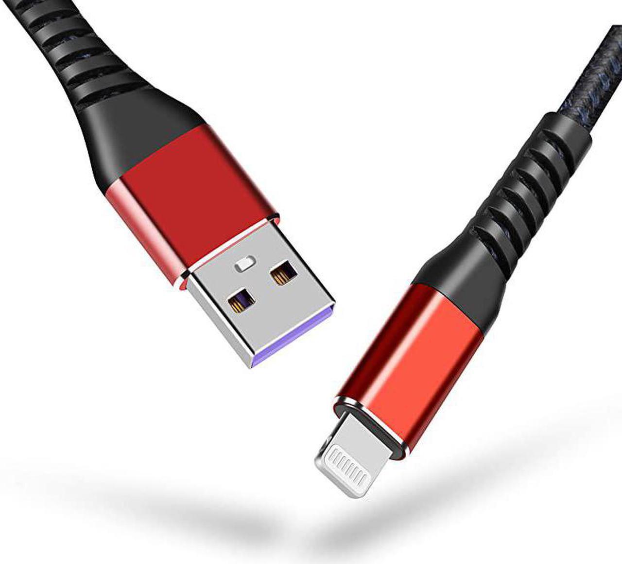 Alt view image 5 of 7 - Certified 2pack iPhone Charger 10ft Lightning Cable Extra Long 10 Foot Charging Cables Fast iPhone USB Cord for iPhone 1111Pro11Max XXSXRXS Max8765SSEiPad Mini AirRed