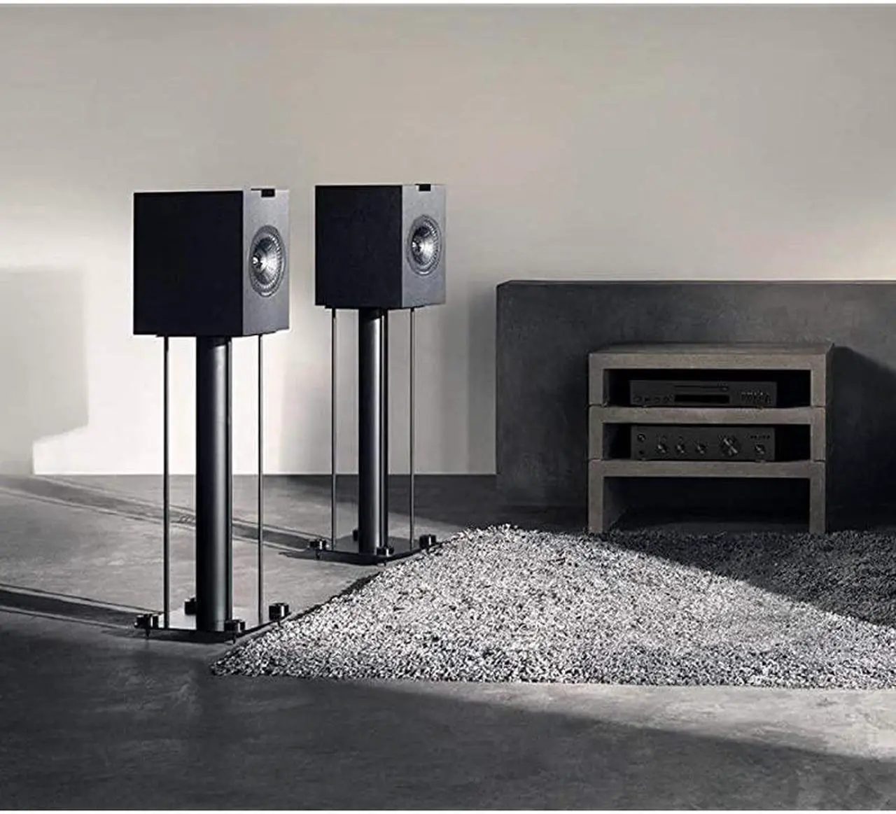 Alt view image 5 of 7 - Q350 Bookshelf Speakers Pair Black