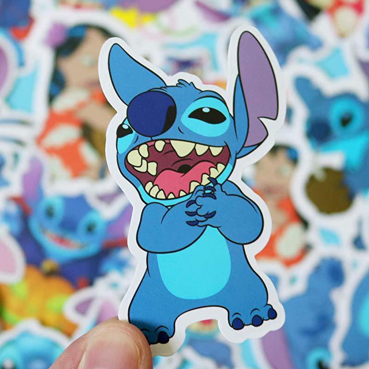 Alt view image 3 of 7 - Cartoon Lilo amp Stitch Laptop Vinyl Stickers car sticker For Snowboard Motorcycle Bicycle Phone Computer DIY Keyboard Car Window Bumper Wall Luggage Decal Graffiti Patches Cartoon Lilo amp Stitch
