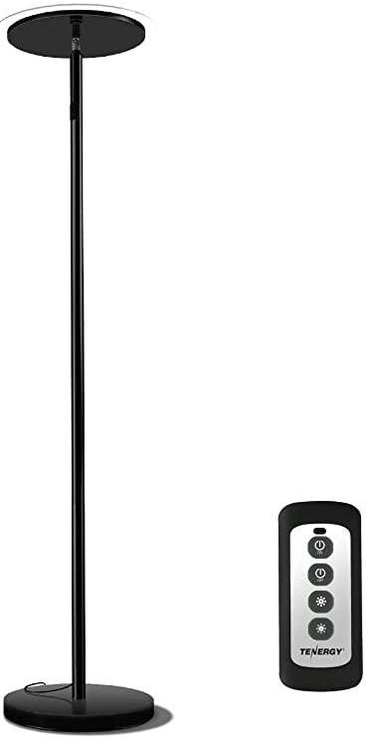 Main image of Torchiere Remote Control Floor Lamp LED Floor lamp 30W 150W Equivalent Standing Lamp with Stepless Touch Dimmer TwoPart TripProof Cable 90° Adjustable Top Warm White Light