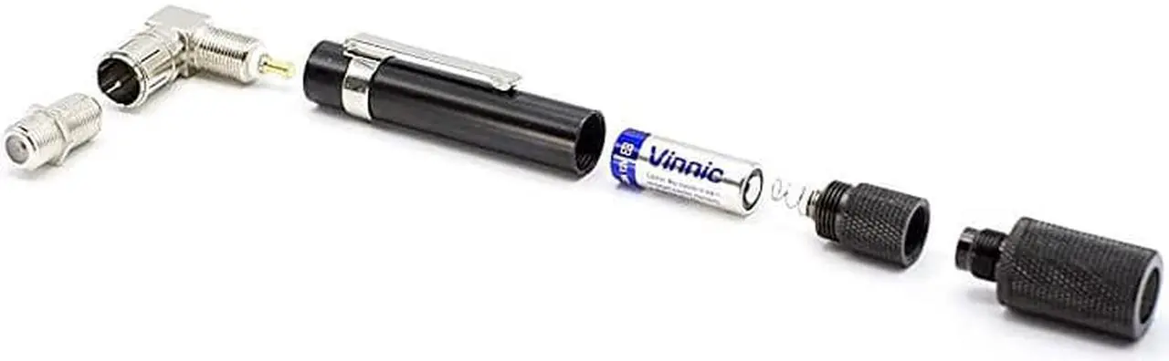 Alt view image 6 of 6 - Coax) Pocket Continuity Tester (Tracer) with Voltage Toner (Sound) and Barrel Connector Bundle, For testing, labeling, and identifying lines - POCKET TONER
