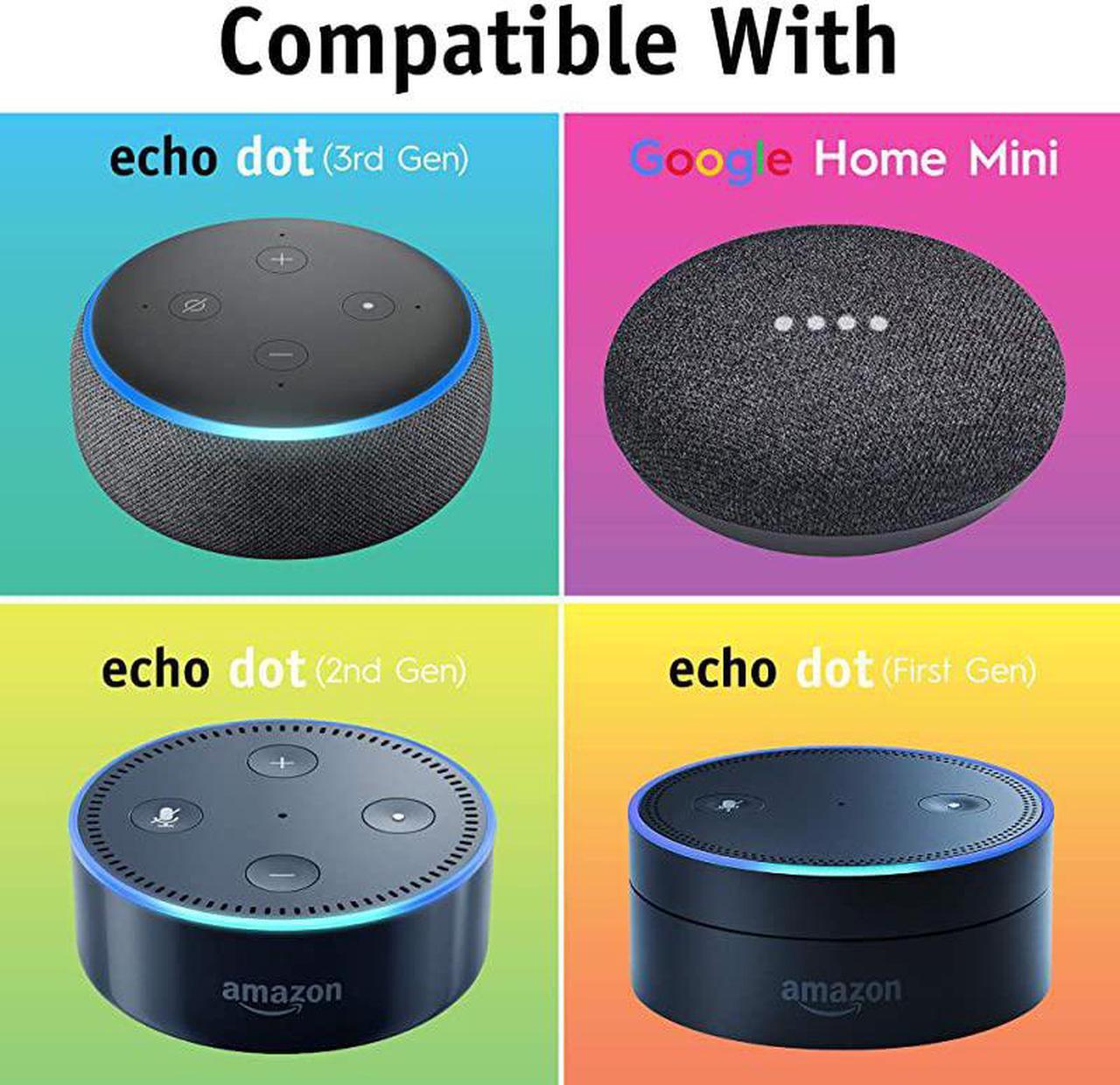 Alt view image 5 of 5 - Smart Speaker Table Stand Dog Decorative Holder for  Echo Dot or Google Home Mini Portable Design No Sound or Microphone Interference Durable PolyResin