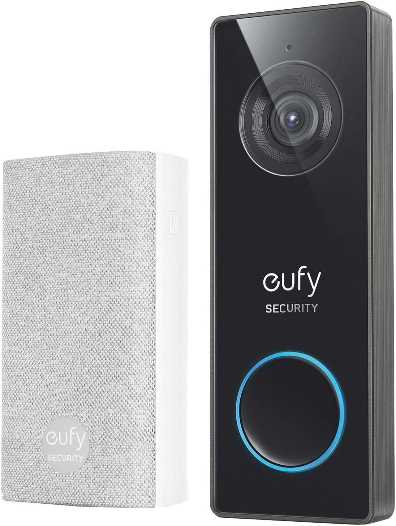 Eufy Wi-Fi 2K Video Doorbell (Wired) - Black