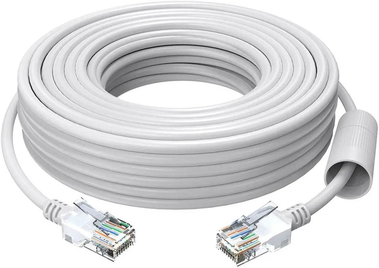 Alt view image 2 of 5 - ZOSI Cat5e Ethernet Cable 60ft High Speed Network RJ45 Wire Cord 8 pin 1000Mbps 155Mhz in Wall,Outdoor,Weatherproof for POE Security Cameras System,PoE Switch,Internet Router,Computer Cat5e ETH