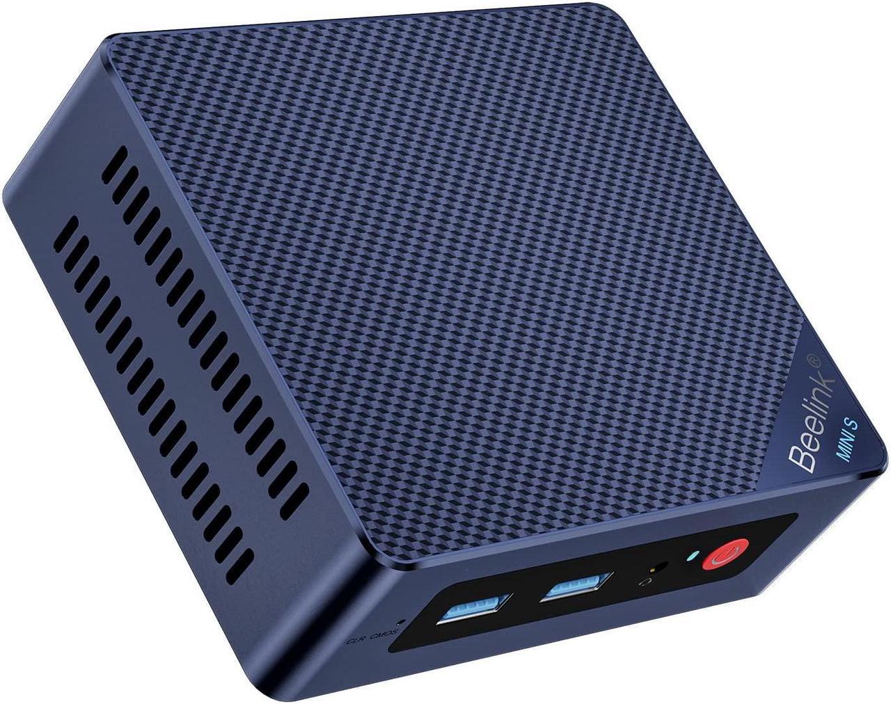 Main image of Beelink Mini S12 Pro Mini PC - 12th Gen Intel N100 (Up to 3.4GHz), 16GB DDR4, 500GB SSD, 4K Dual Display, WiFi 6, BT 5.2, 1000Mbps LAN - Low Power Mini Desktop Computer