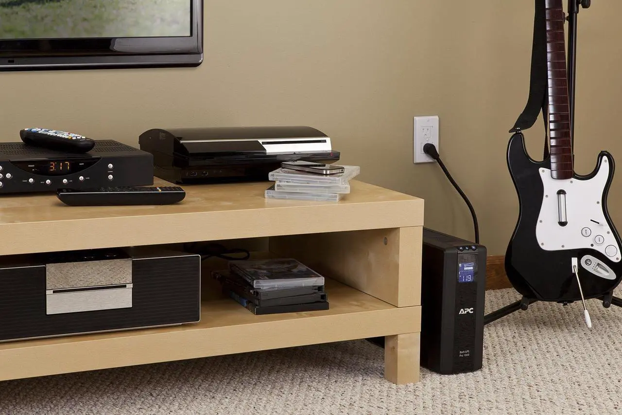 Alt view image 3 of 5 - APC Back-UPS Pro 1000VA UPS Battery Backup & Surge Protector (BR1000G)