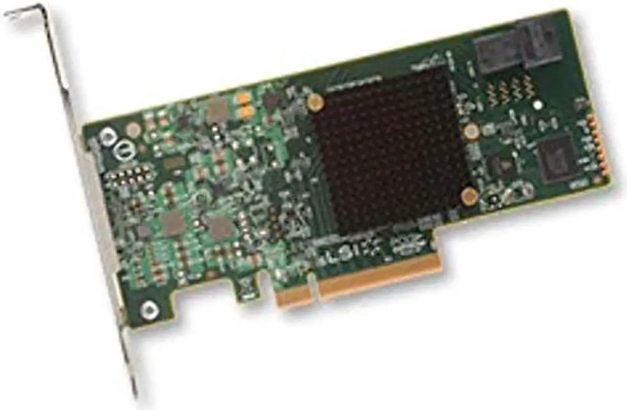 Alt view image 2 of 2 - LSI MegaRAID SAS 9341-4i 4-Port 12Gb/s SATA+SAS PCI-Express 3.0 Full Height & Low Profile RAID Controller, Single