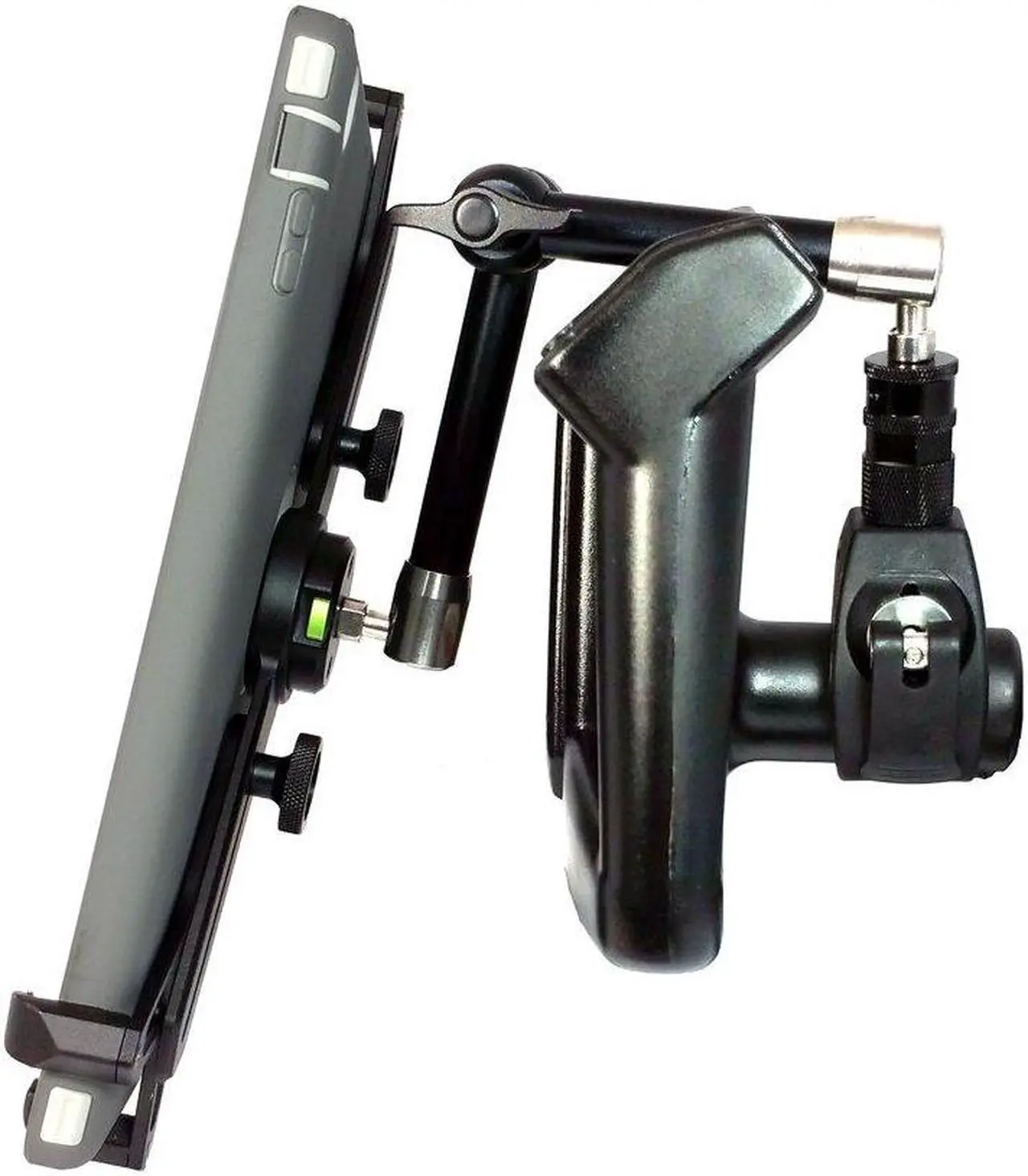 Alt view image 3 of 5 - MYGOFLIGHT Flex Yoke Articulated Arm Sport Mount and Universal Cradle Kit for Any 7"-11" iPad Mini Air Pro Android Tablet PC Airplane Car RV Truck Boat Steering Wheel Dash Mounting