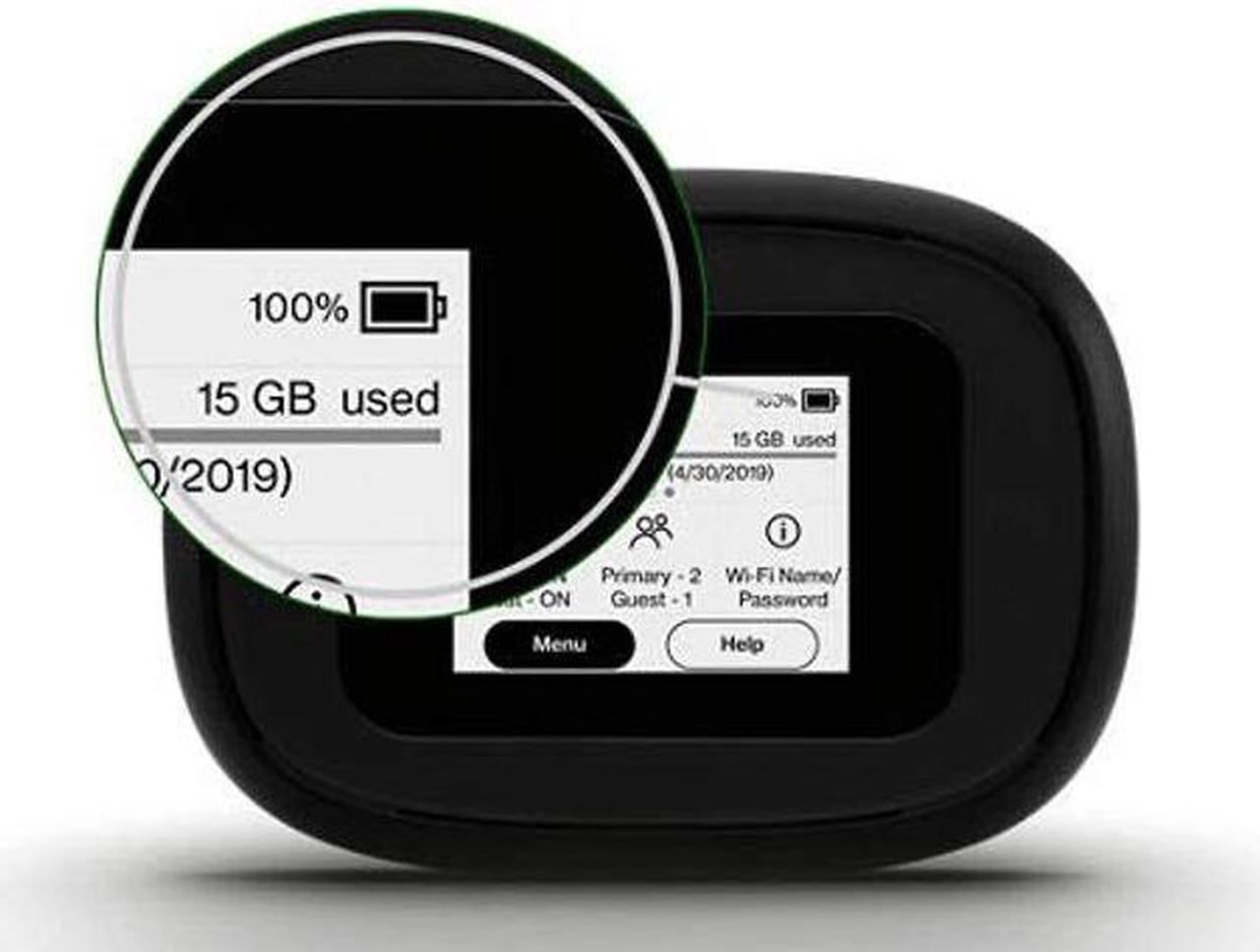 Alt view image 4 of 5 - C5G Bundle | Inseego Verizon 5G and 4G LTE MiFi M1000 Hotspot Bundled with 2 Batteries (1 Stock + 1 Extra) | Connect up to 15 WiFi Devices and 1 Wired | Great for Remote Workers Wi-Fi 2.4 GHz & 5 GHz
