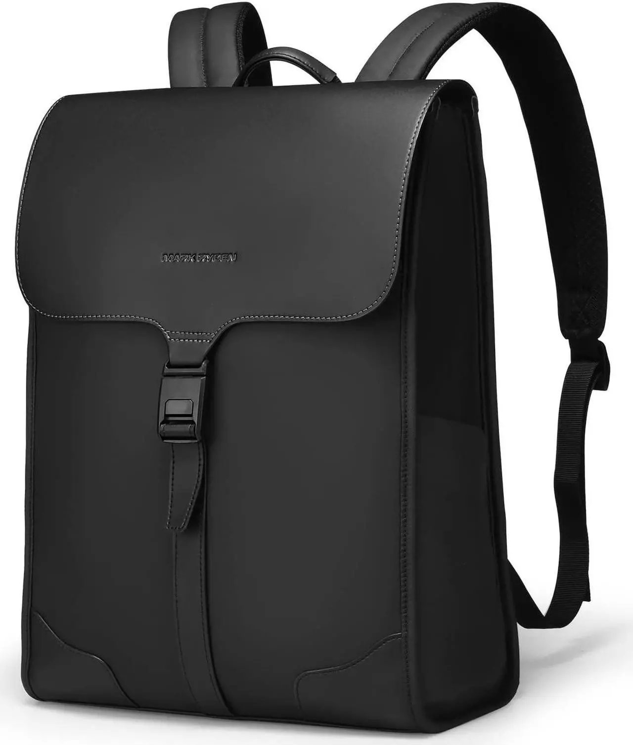 Main image of MARKETRON Slim Laptop Backpack for Men, 15.6 Inch Business Backpack with High Tech Magnetic Snap, Waterproof Fashion Casual Backpack Ideal for Working, Daily Life