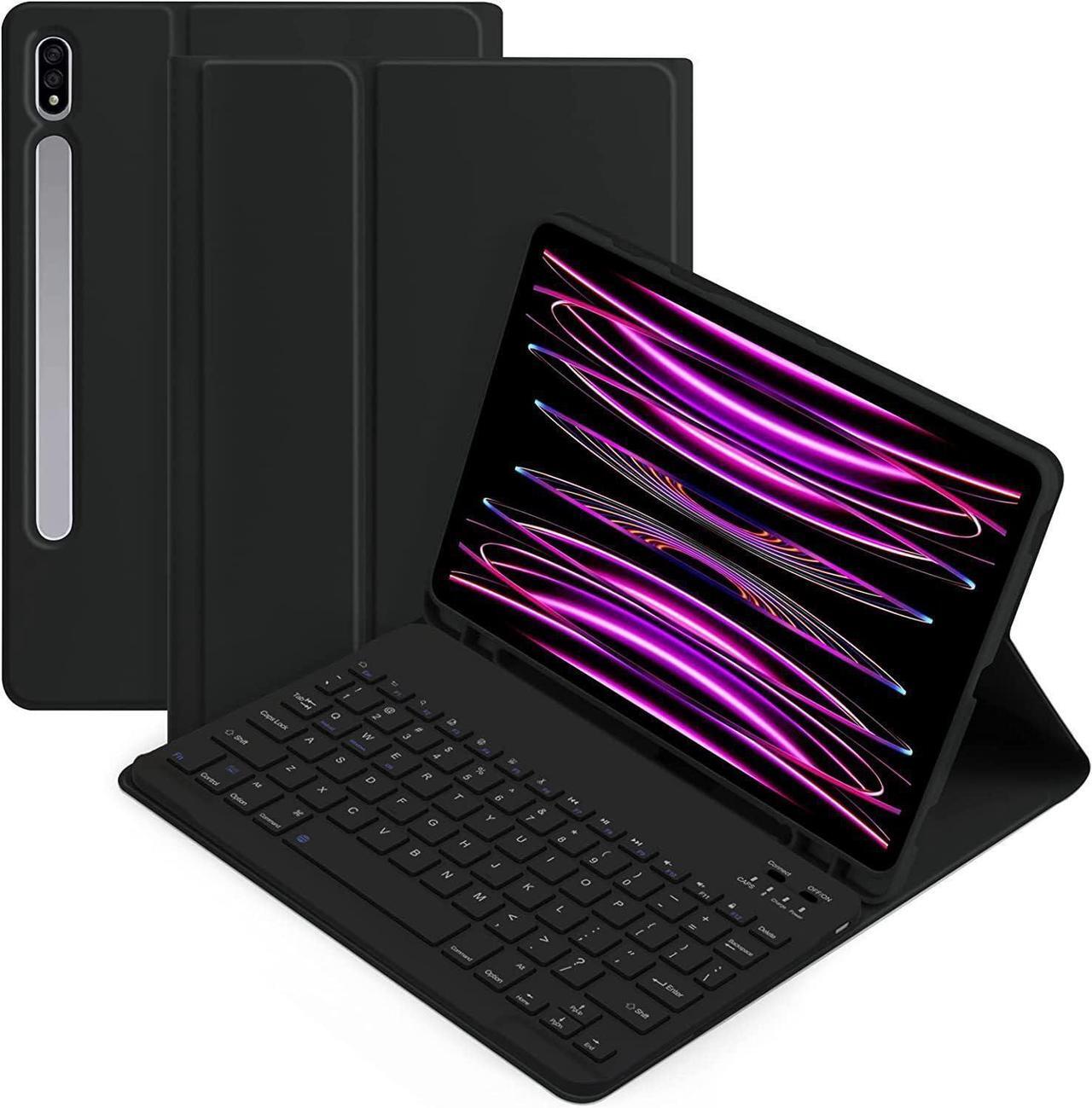Alt view image 5 of 5 - kaidisen Backlit Keyboard for Galaxy Tab S6 Lite 10.4" 2024/2022/2020 Keyboard Case with Mouse, Detachable Backlight Color Keyboard Case,Black