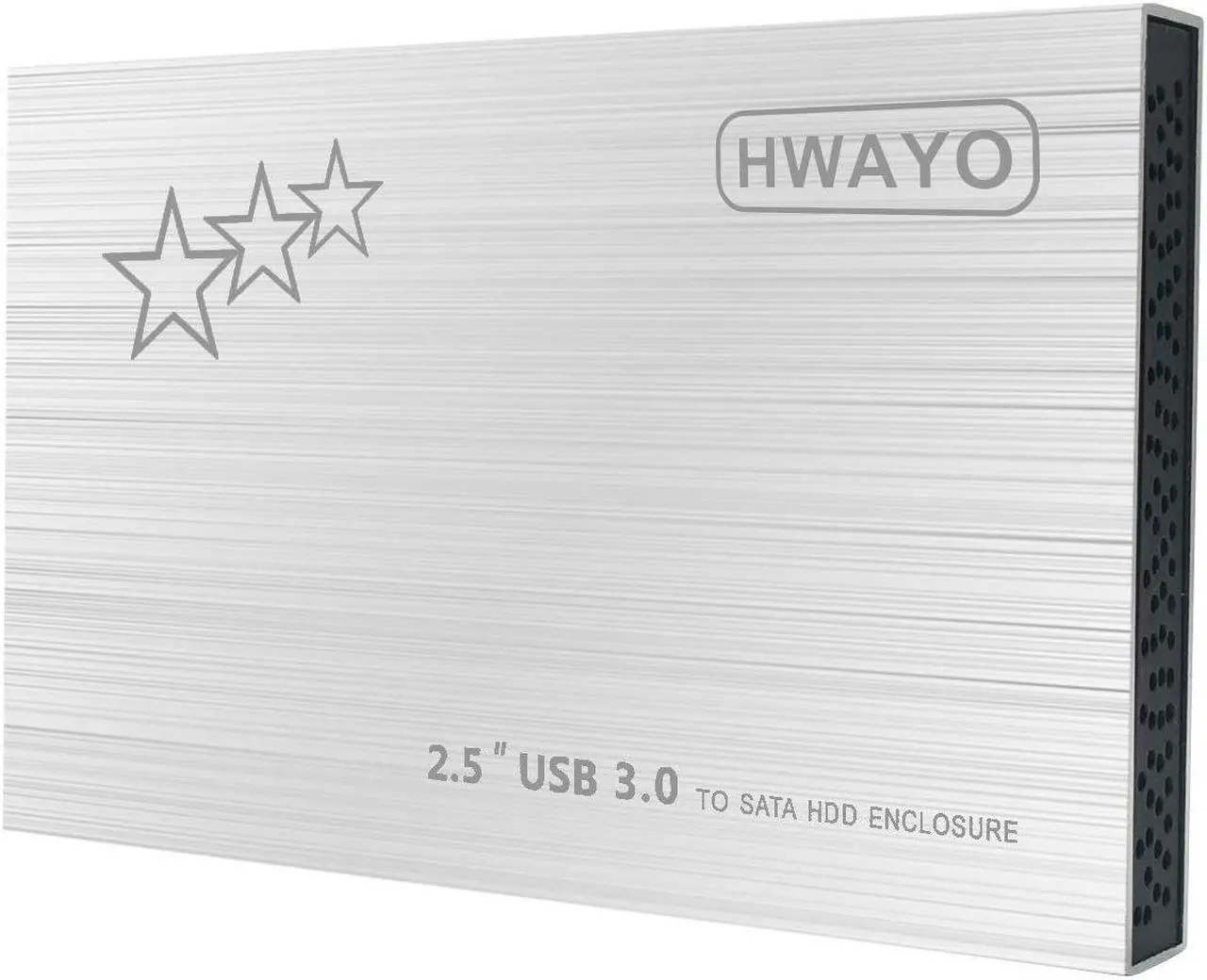 Main image of HWAYO 1TB External Hard Drive Portable 2.5'' Ultra Slim HDD Storage USB 3.0 for PC, Laptop, Mac, Chromebook, Xbox One (Silver)