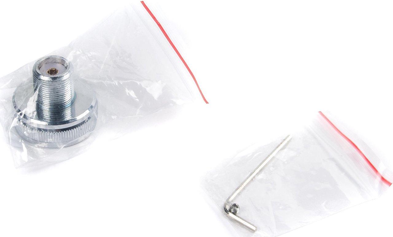 Alt view image 5 of 5 - Authentic Genuine Nagoya TB-320A Fold-Over 39-Inch PL-259 Mount Tri-Band 2m/1.25m/70cm (144/220/440 MHz) Antenna, includes NMO to UHF (SO-239) Adapter