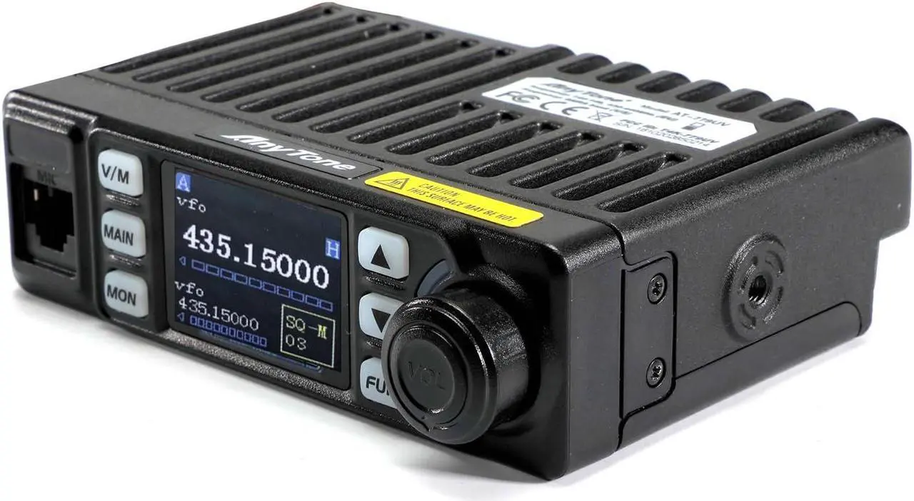 Alt view image 2 of 5 - AnyTone Mobile Amateur Transceiver AT-779UV 20-Watt Dual Band VHF/UHF 144-148MHz/420-450MHz Mobile Radio Long Range Mini Scanning Receiver w/Free Cable
