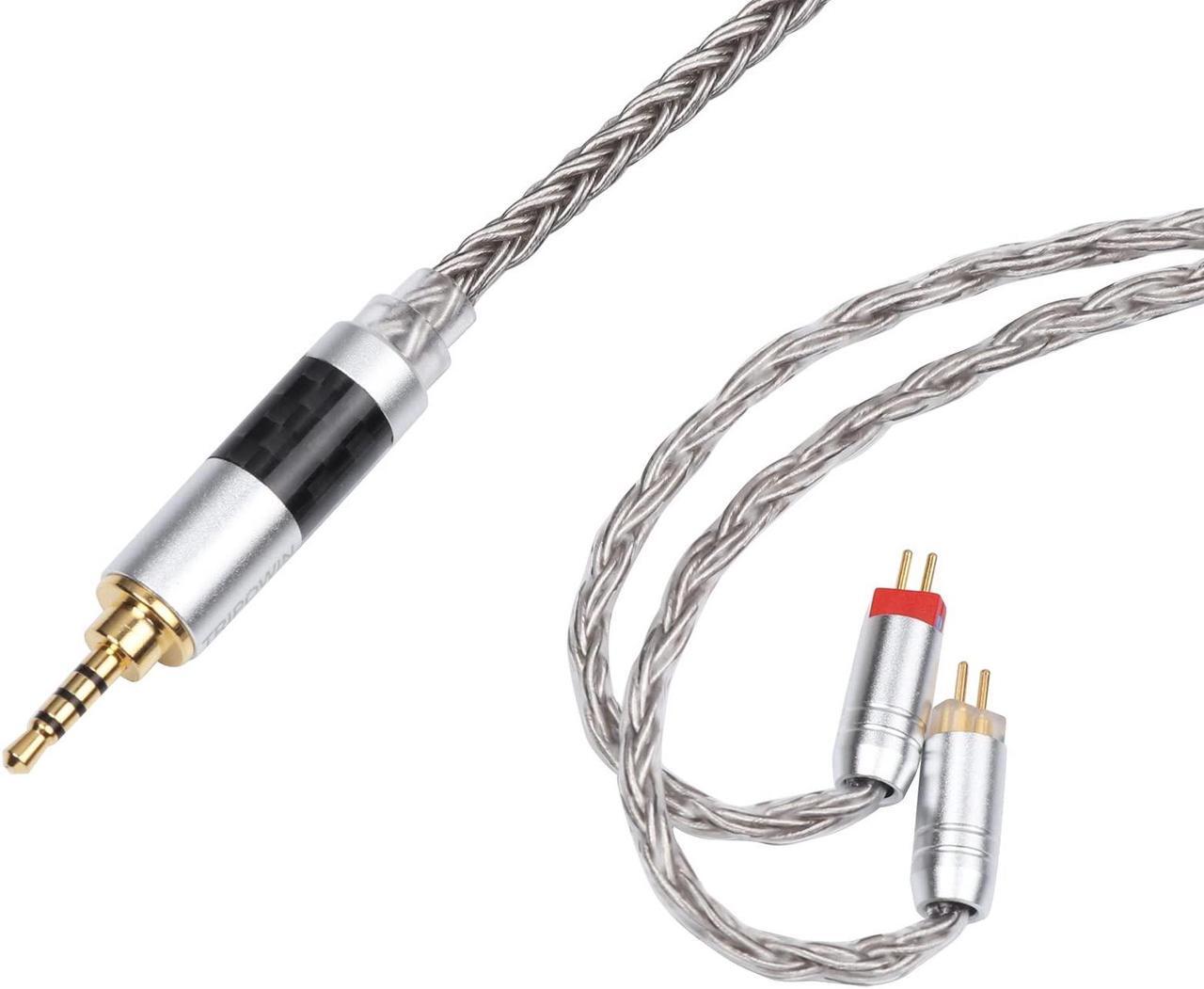 Alt view image 5 of 5 - Linsoul SIMGOT EA500 LM in Ear Monitor + Tripowin Zonie 16 Core Silver Plated IEM Cable(2pin-0.78mm, 3.5mm, Grey)