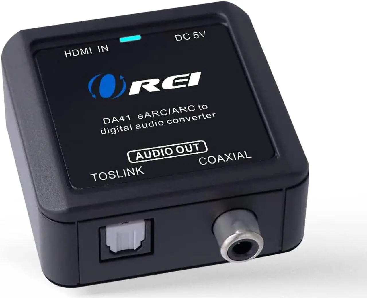 Main image of OREI eARC/ARC HDMI to Optical/Coaxial Audio Extractor, - Supports Dolby 5.1 Channel, DTS 5.1, LPCM 2.0 Channel HDTV Soundbar Speaker Amplifier (DA41)