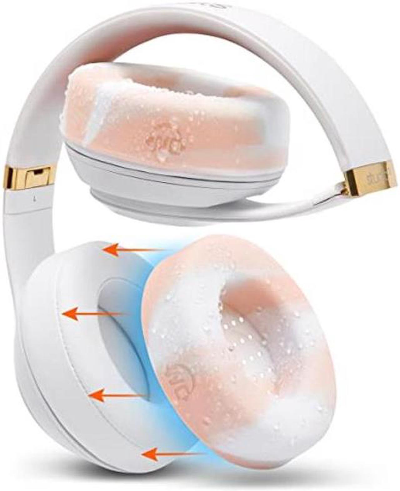 Main image of WC SweatZ Patented Protective Earpad Covers Made by WC | Fits Beats Studio 3 & 2 (Does Not Fit Beats Solo) / Bose QC35 & 35II / Bose 700 & More | Sweatproof & Easily Washable | Pink Marble